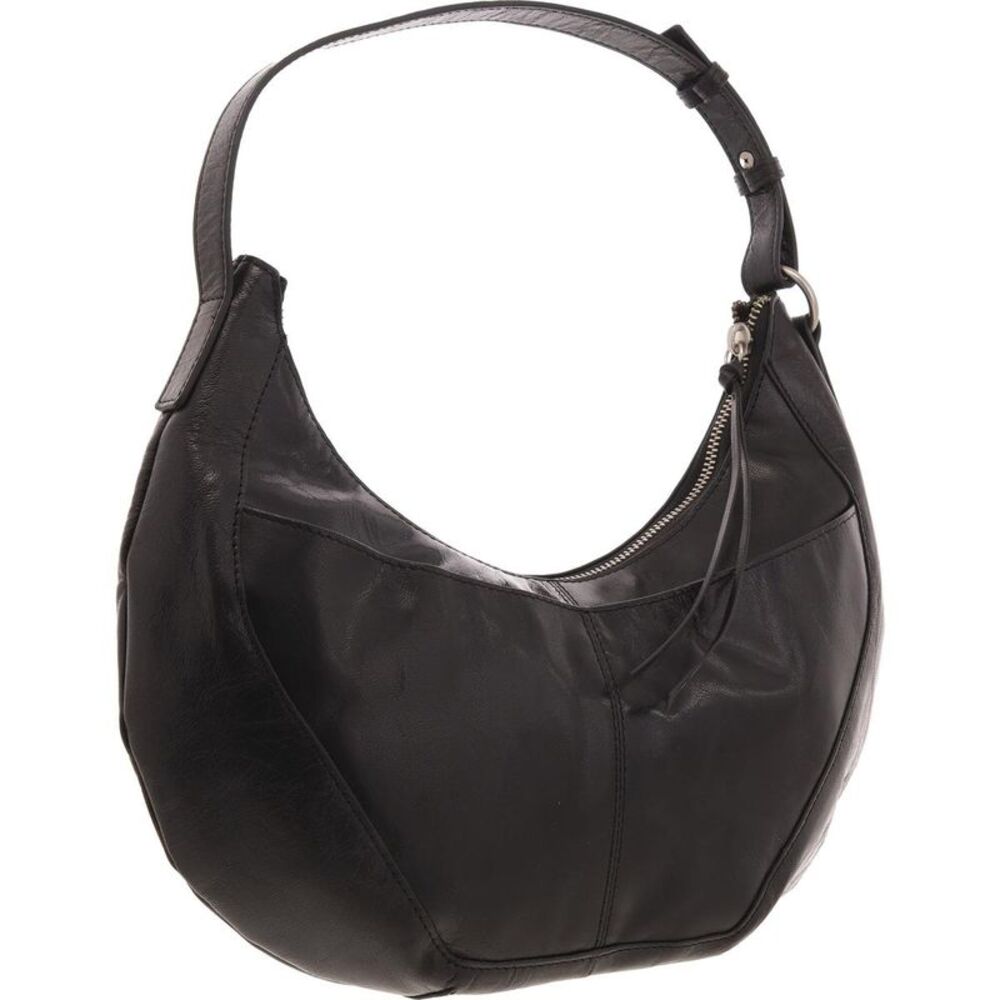 Lucky Brand Womens Ivla Black Studded Leather Shoulder Handbag NWT - Picture 3 of 3